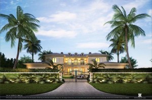 The mansion at 14 La Gorce Circle will have eight bedrooms.